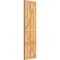 Ekena Millwork Framed Board-n-Batten Shutters w/Z-Bar, Rough Sawn Western Red Cedar, 21 1/2W x 74H, PR RBF06Z21X074RWR - alternate 4
